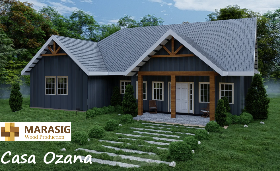 Casa Ozana – imagine exterior casă din lemn