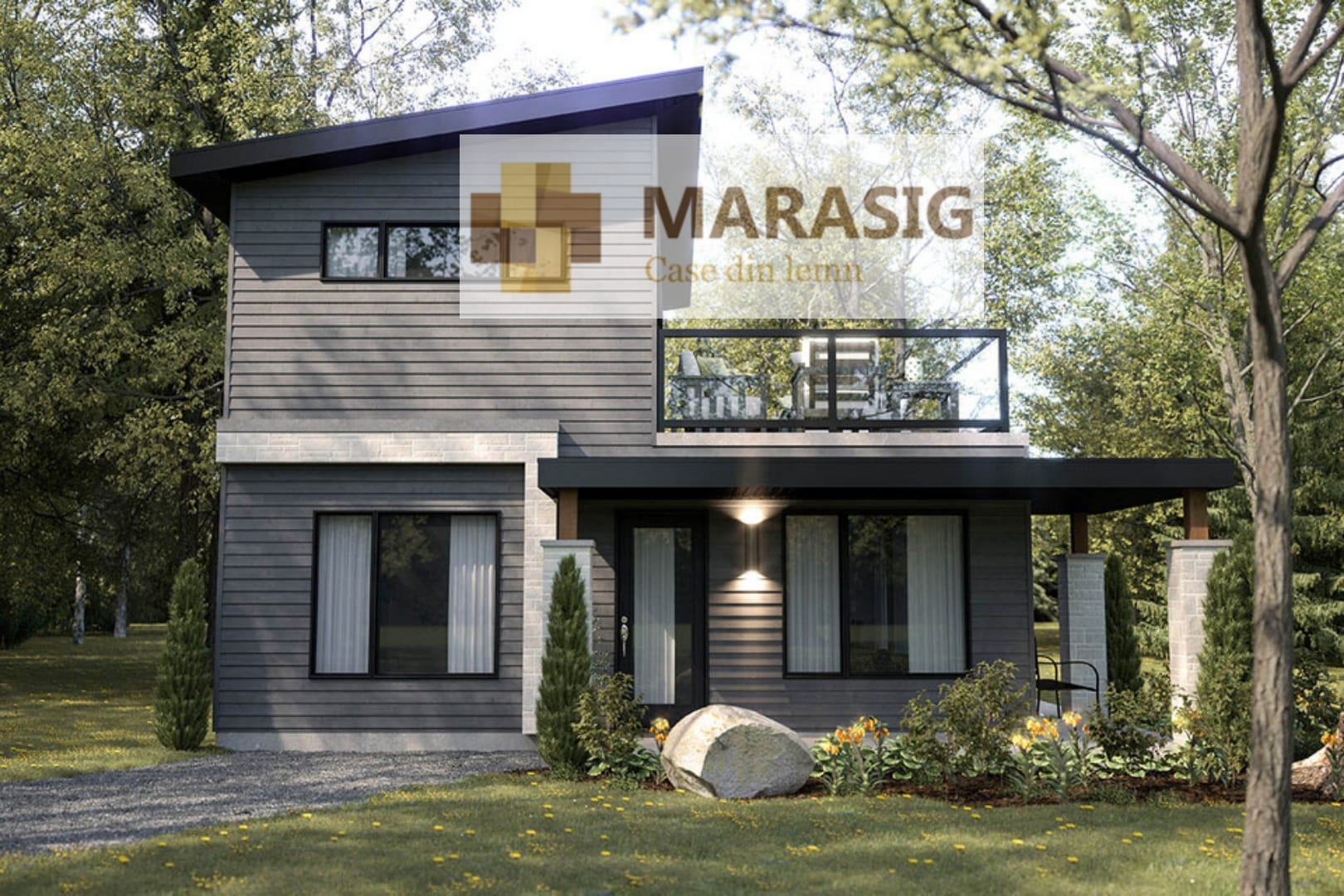 Casa Silva – imagine exterior casă din lemn