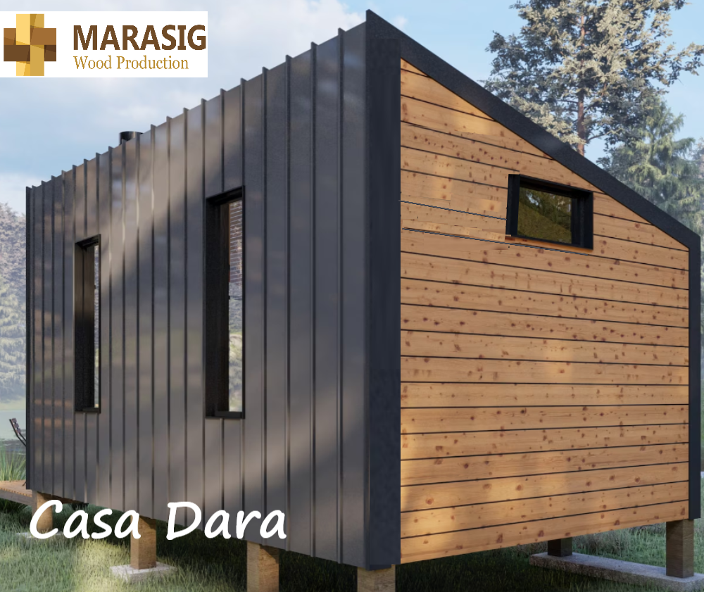 Tiny House Romania – Casa Dara – vedere laterală