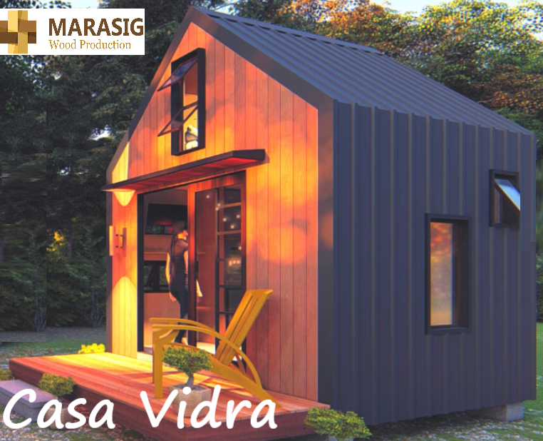 Tiny House Romania – Casa Vidra – vedere laterală