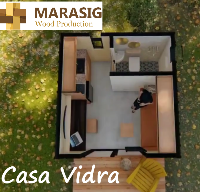 Tiny House Romania – Casa Vidra – plan